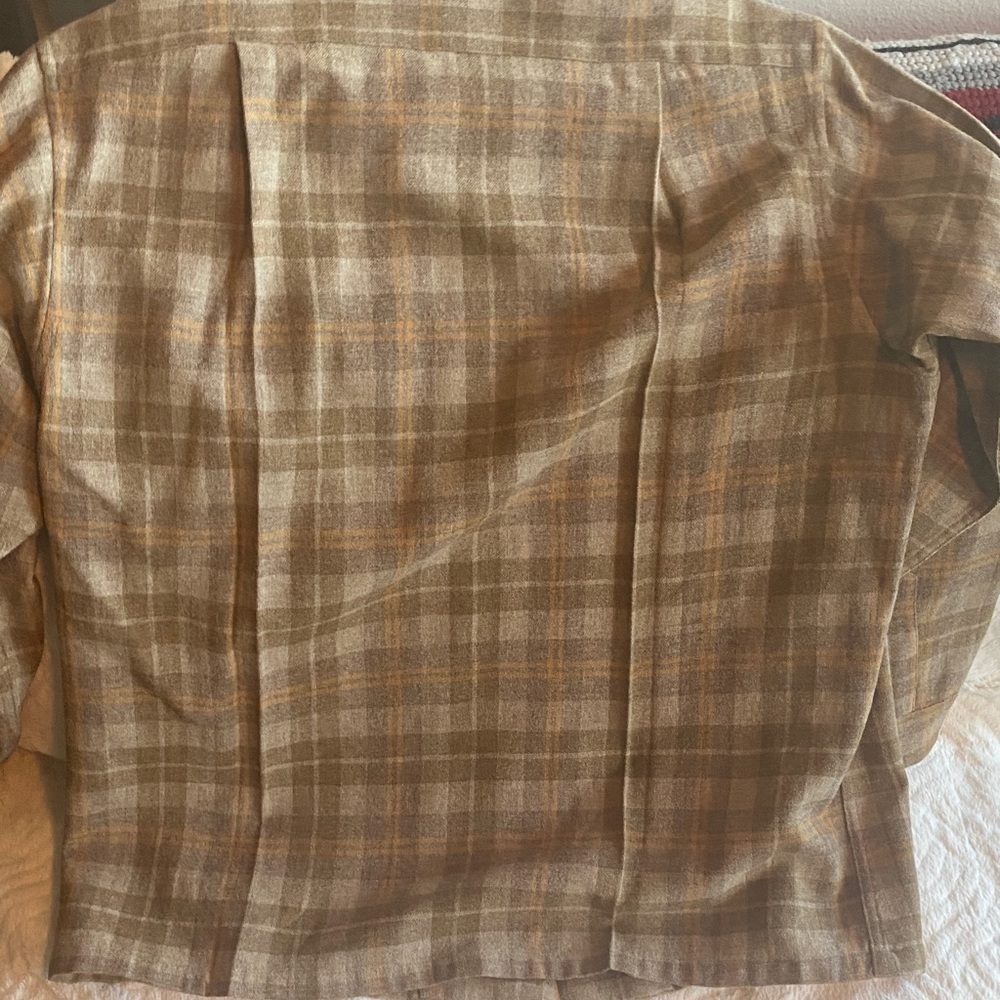 Pendleton Brown & Beige Plaid Board Shirt - Picture 7 of 8